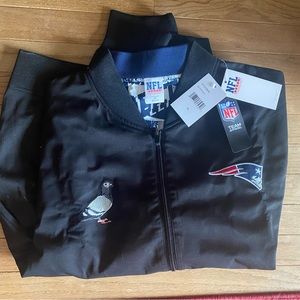 NWT official NFL Patriots reversible jacket by streetwear designer Jeff Staple